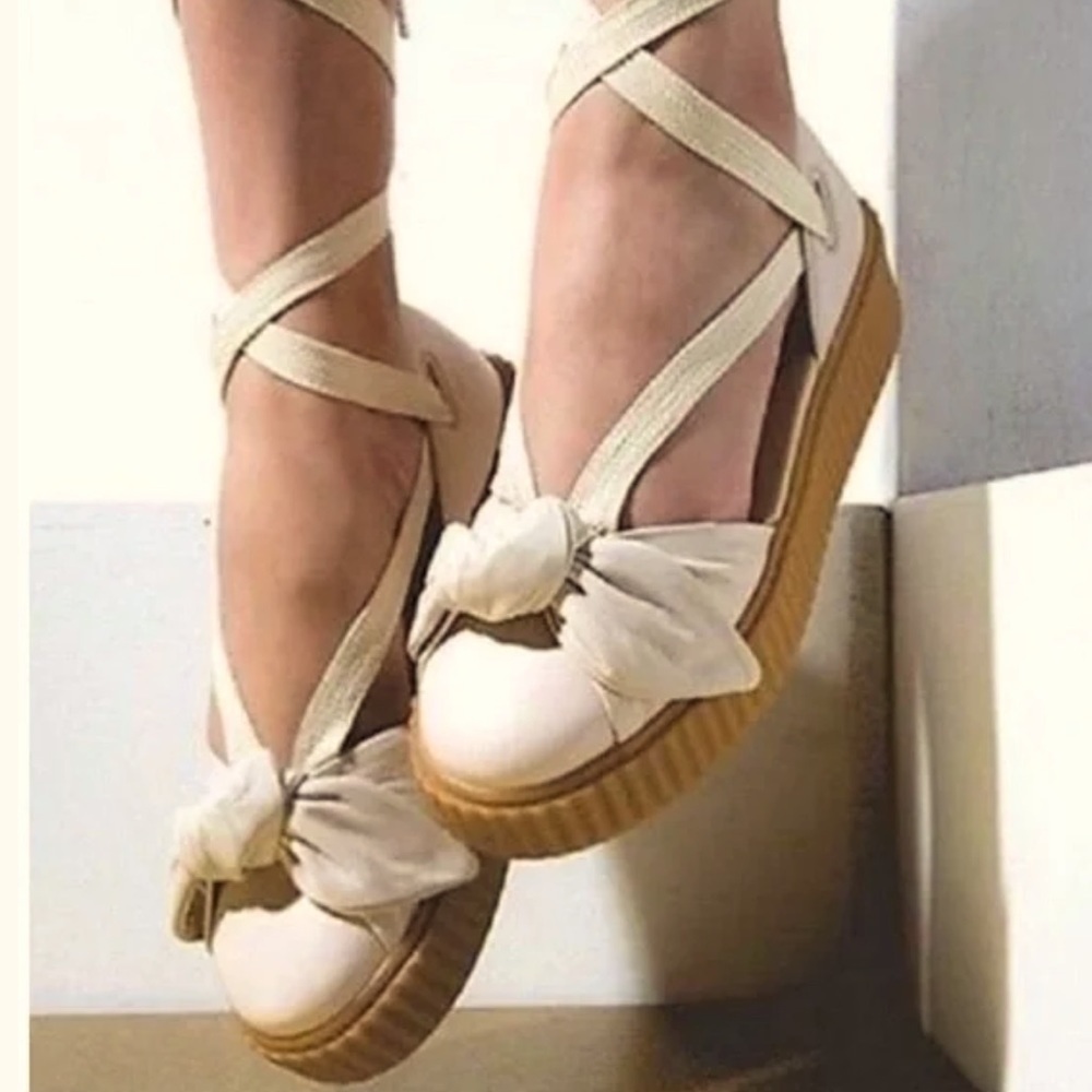 Brand new Puma x Fenty Rhianna Bandana Leather Creeper Flats - Picture 2 of 9